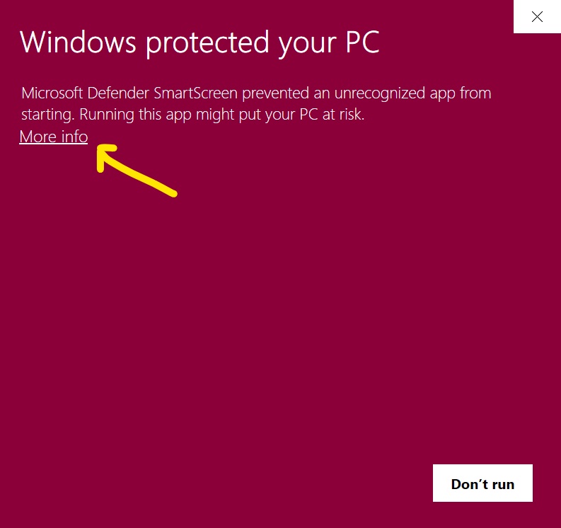 Windows smartscreen 1